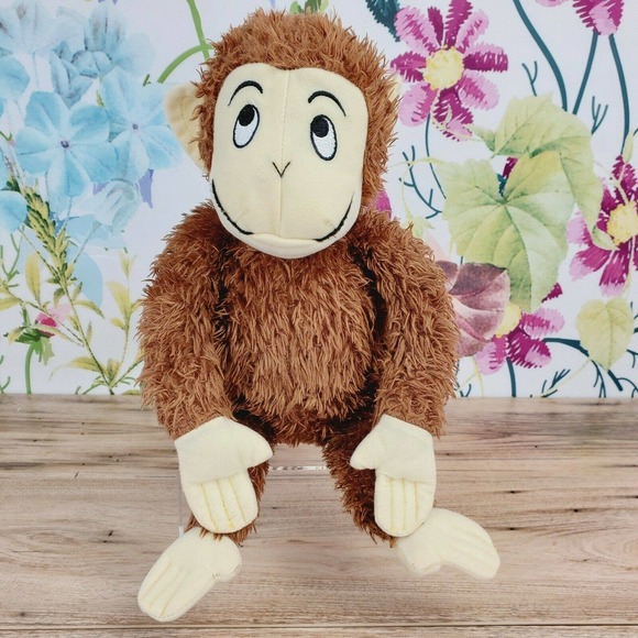 Kohls Cares 18" Plush Monkey Giraffes Can't Dance Stuffed Animal Toy Brown. - Picture 5 of 5
